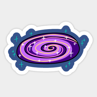 Spiral Galaxy Sticker